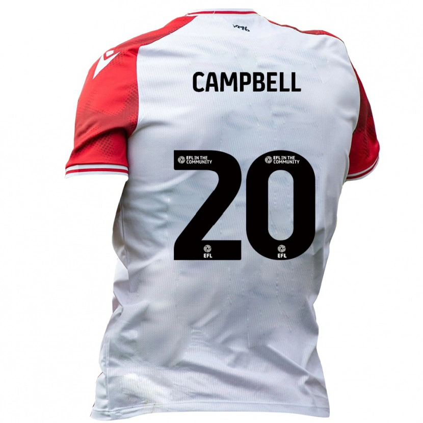 Danxen Kinderen Chem Campbell #20 Wit Rood Thuisshirt Thuistenue 2025/26 T-Shirt