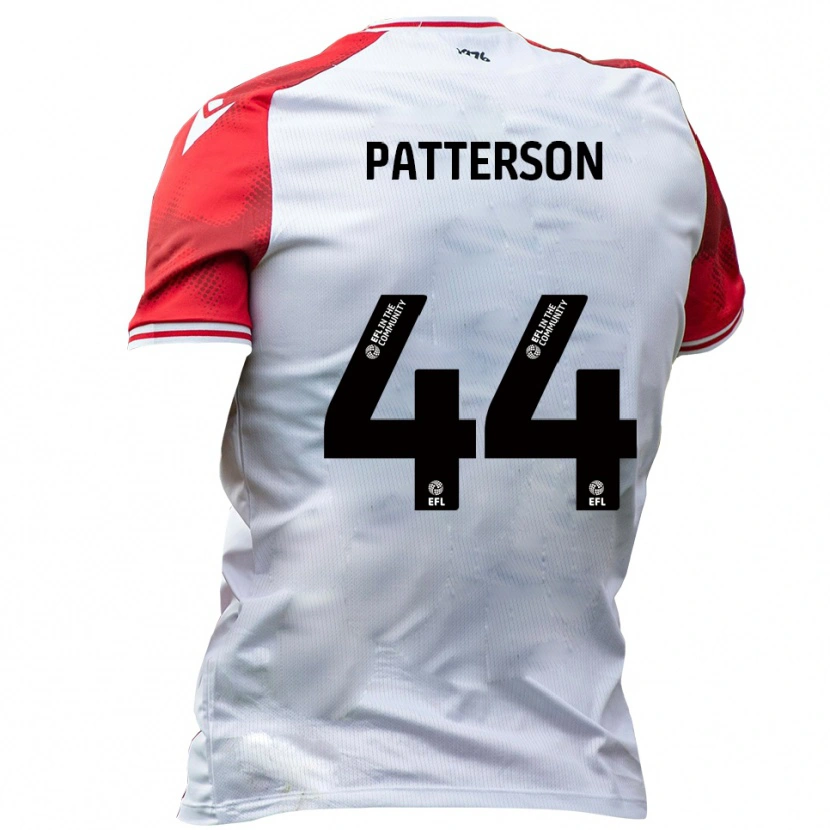 Danxen Kinderen Phoenix Patterson #44 Wit Rood Thuisshirt Thuistenue 2025/26 T-Shirt
