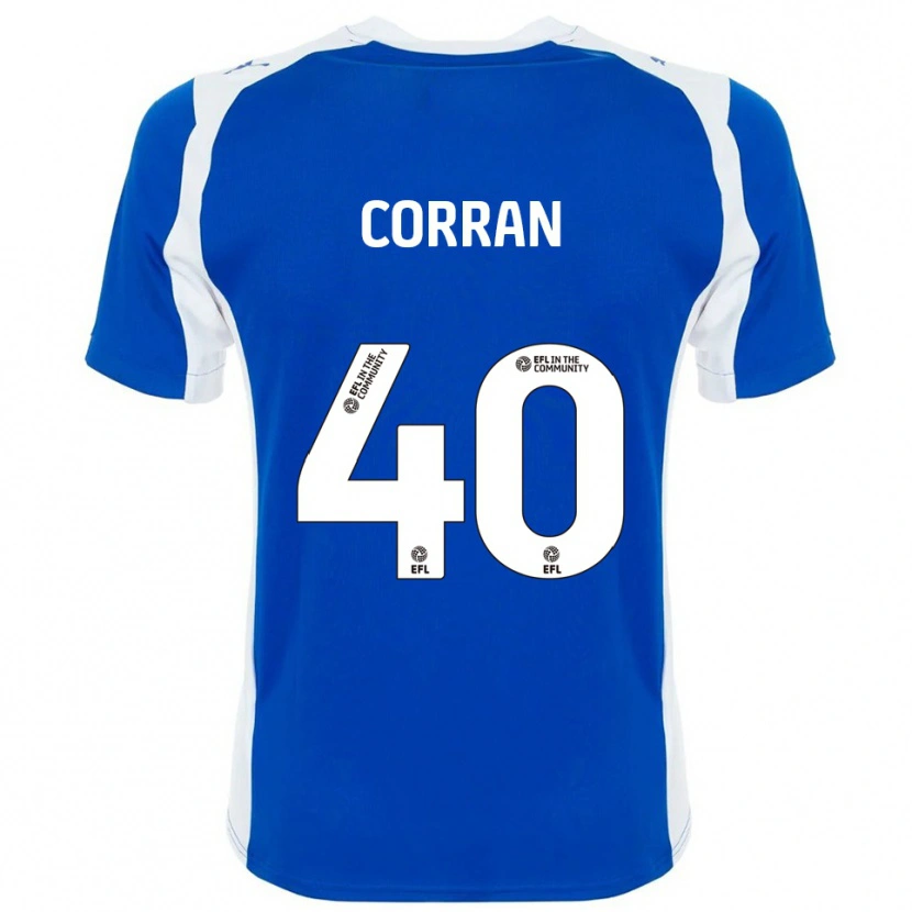 Danxen Kinderen Matthew Corran #40 Blauw Wit Thuisshirt Thuistenue 2025/26 T-Shirt
