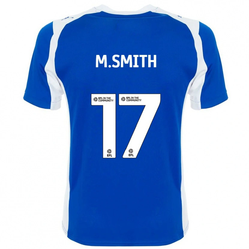 Danxen Kinderen Matt Smith #17 Blauw Wit Thuisshirt Thuistenue 2025/26 T-Shirt