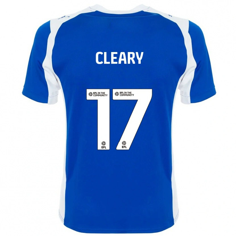 Danxen Kinderen Ellie Cleary #17 Blauw Wit Thuisshirt Thuistenue 2025/26 T-Shirt