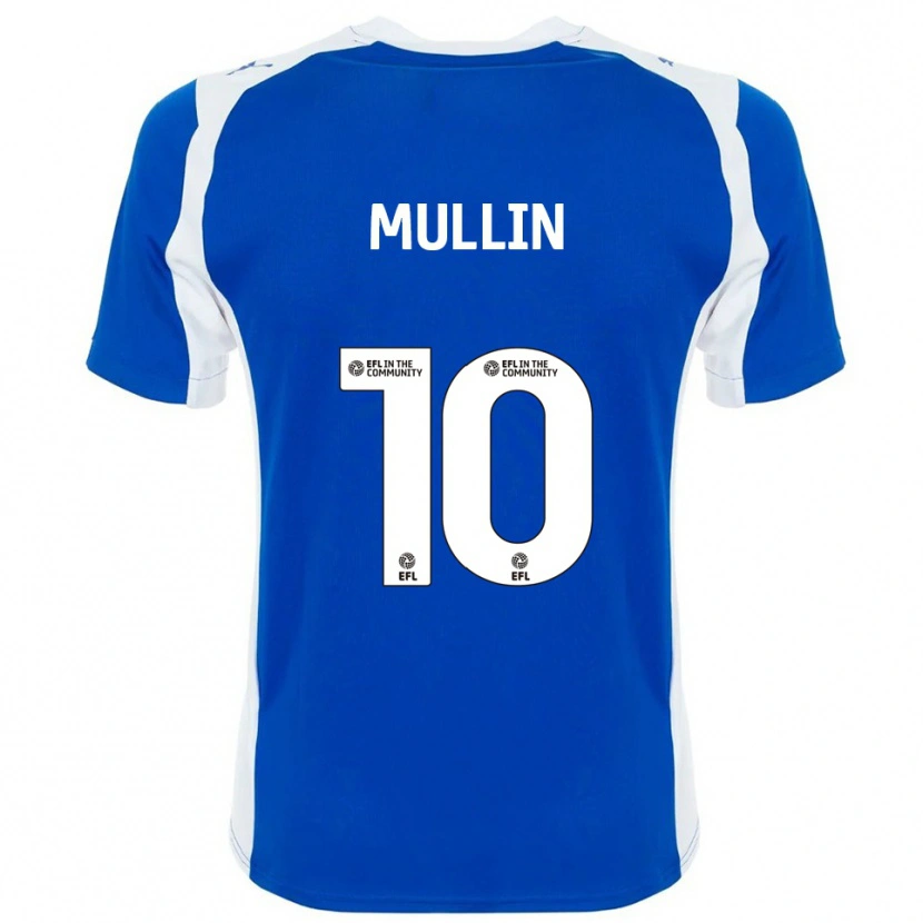 Danxen Kinderen Paul Mullin #10 Blauw Wit Thuisshirt Thuistenue 2025/26 T-Shirt
