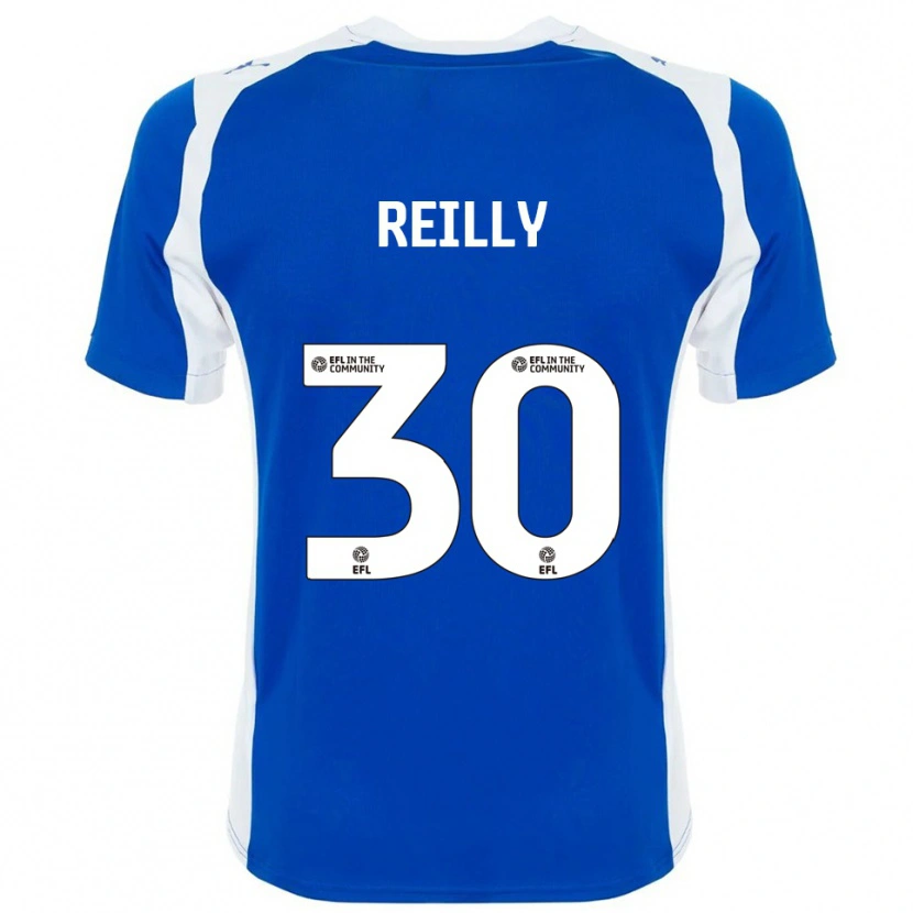 Danxen Kinderen Jack Reilly #30 Blauw Wit Thuisshirt Thuistenue 2025/26 T-Shirt