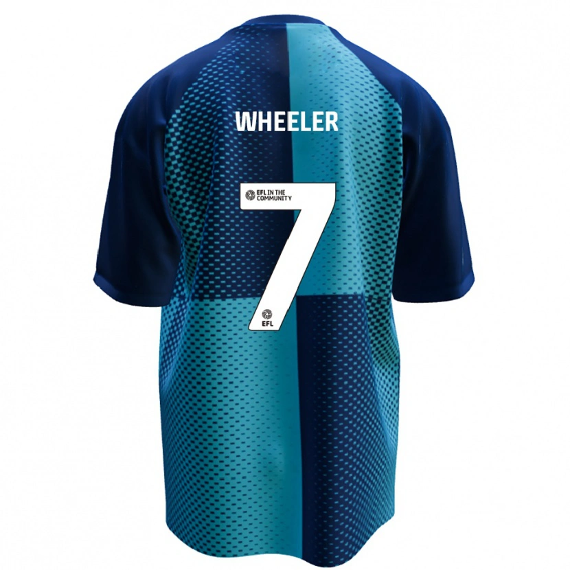 Danxen Kinderen David Wheeler #7 Blauw Hemelsblauw Thuisshirt Thuistenue 2025/26 T-Shirt