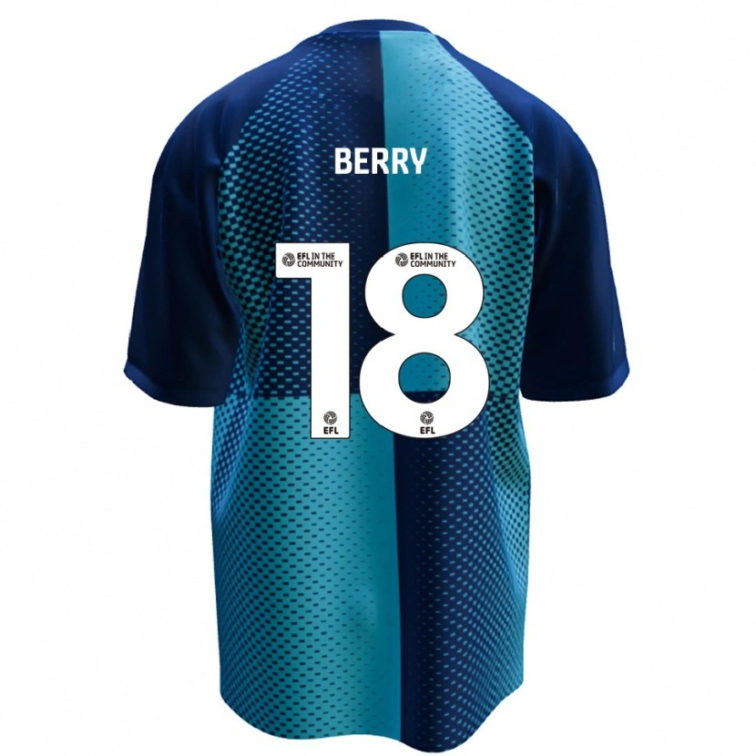 Danxen Kinderen James Berry #18 Blauw Hemelsblauw Thuisshirt Thuistenue 2025/26 T-Shirt