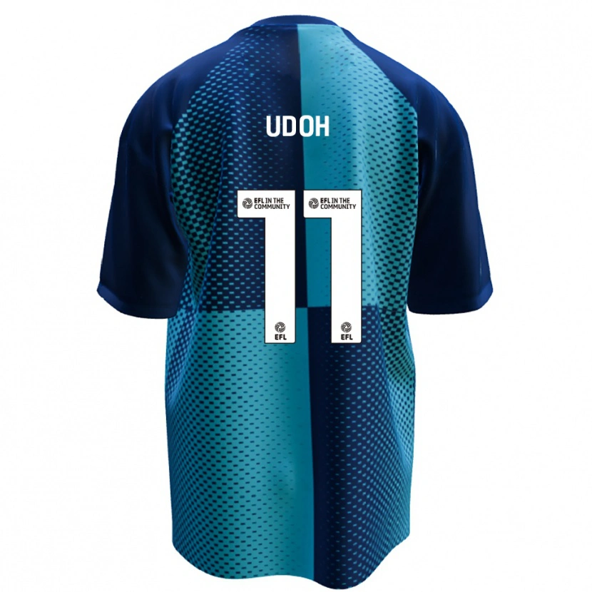 Danxen Kinderen Daniel Udoh #11 Blauw Hemelsblauw Thuisshirt Thuistenue 2025/26 T-Shirt