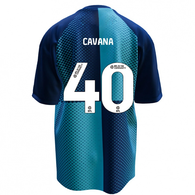 Danxen Kinderen Max Cavana #40 Blauw Hemelsblauw Thuisshirt Thuistenue 2025/26 T-Shirt