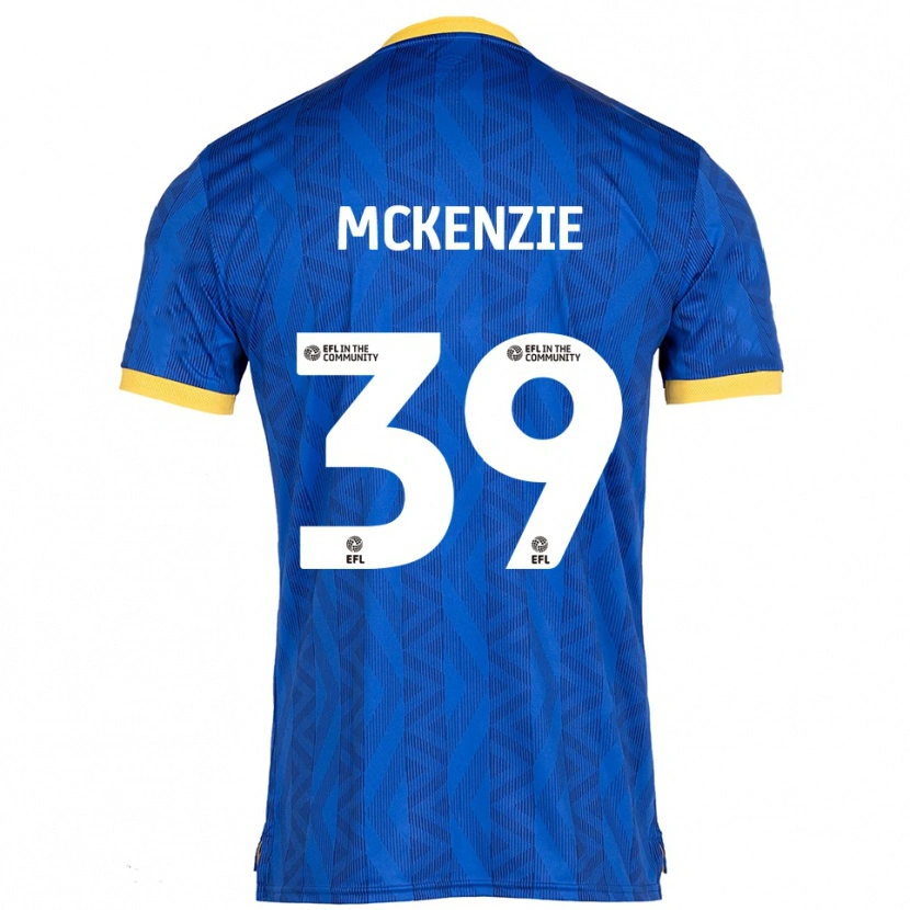 Danxen Kinderen Kai Mckenzie #39 Marine Geel Thuisshirt Thuistenue 2025/26 T-Shirt