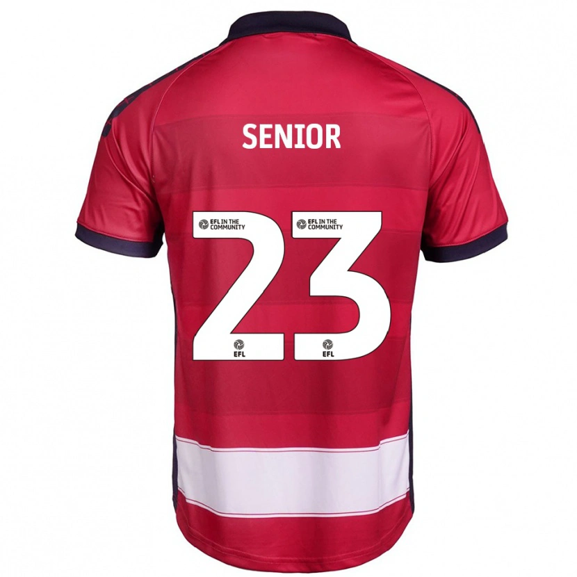 Danxen Kinderen Jack Senior #23 Rood Wit Thuisshirt Thuistenue 2025/26 T-Shirt