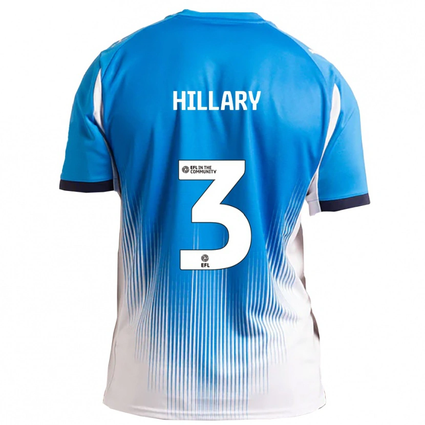 Danxen Kinderen Joe Hillary #3 Blauw Wit Thuisshirt Thuistenue 2025/26 T-Shirt