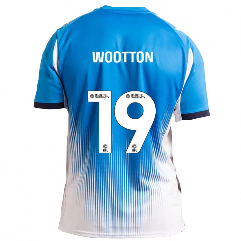 Danxen Kinderen Kyle Wootton #19 Blauw Wit Thuisshirt Thuistenue 2025/26 T-Shirt