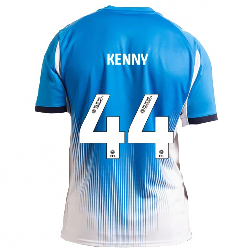 Danxen Kinderen Jack Kenny #44 Blauw Wit Thuisshirt Thuistenue 2025/26 T-Shirt