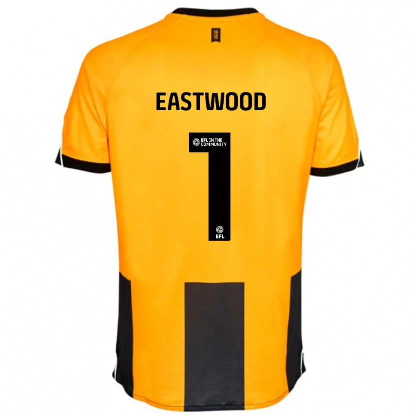 Danxen Kinderen Jake Eastwood #1 Oranje Zwart Thuisshirt Thuistenue 2025/26 T-Shirt