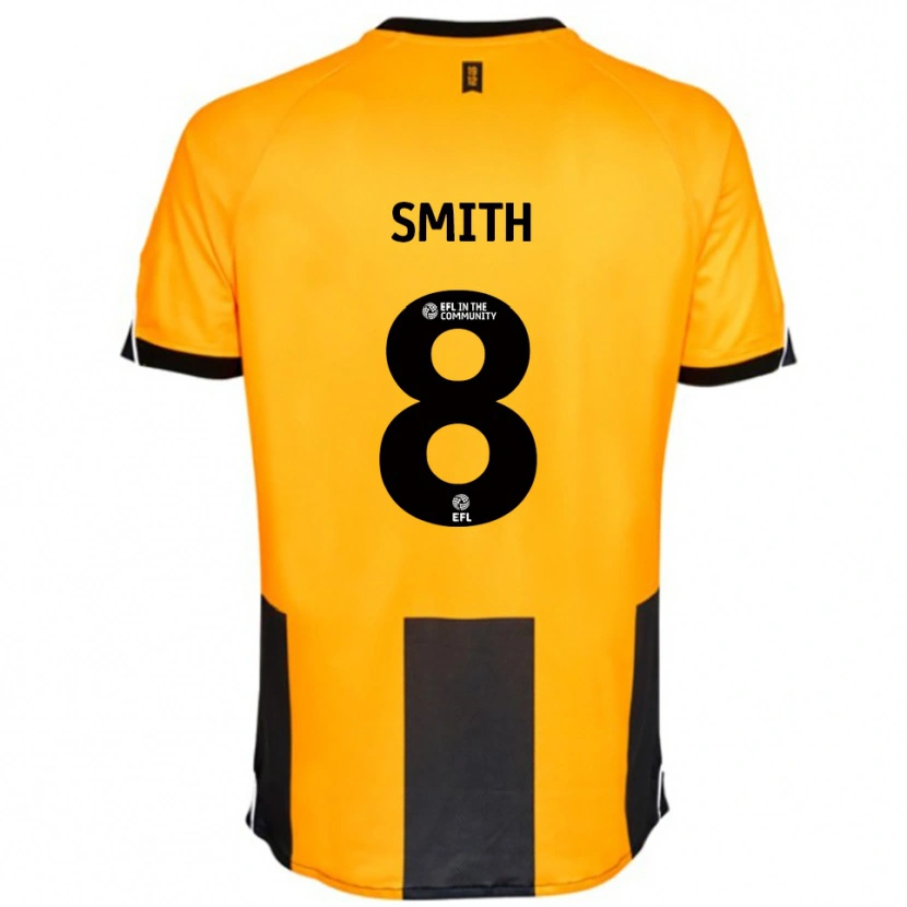 Danxen Kinderen Korey Smith #8 Oranje Zwart Thuisshirt Thuistenue 2025/26 T-Shirt