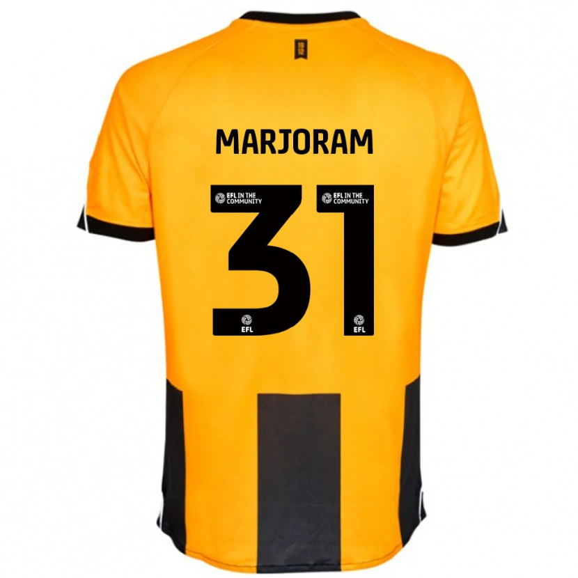 Danxen Kinderen Sophie Marjoram #31 Oranje Zwart Thuisshirt Thuistenue 2025/26 T-Shirt