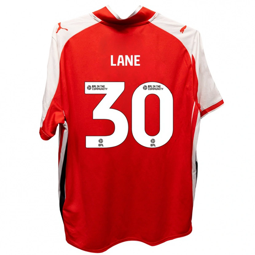 Danxen Kinderen Mikey Lane #30 Rood Wit Thuisshirt Thuistenue 2025/26 T-Shirt