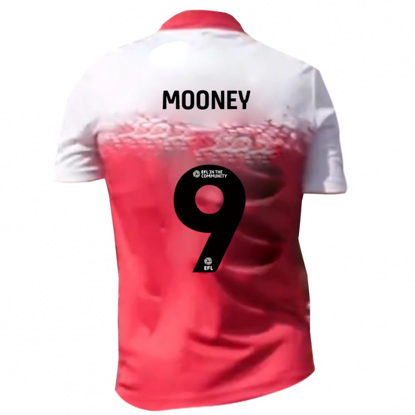 Danxen Kinderen Kelsey Mooney #9 Rood Wit Thuisshirt Thuistenue 2025/26 T-Shirt