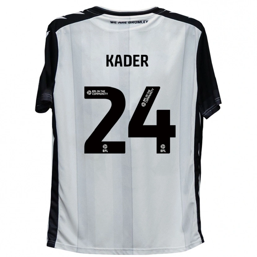 Danxen Kinderen Soul Kader #24 Wit Zwart Thuisshirt Thuistenue 2025/26 T-Shirt