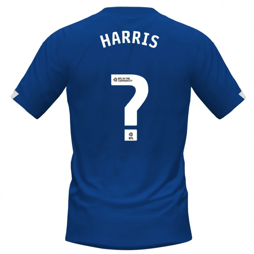 Danxen Kinderen Darragh Harris #0 Blauw Wit Thuisshirt Thuistenue 2025/26 T-Shirt