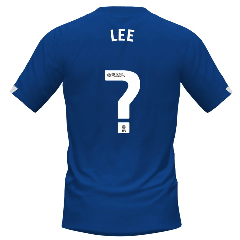 Danxen Kinderen Katelin Lee #0 Blauw Wit Thuisshirt Thuistenue 2025/26 T-Shirt