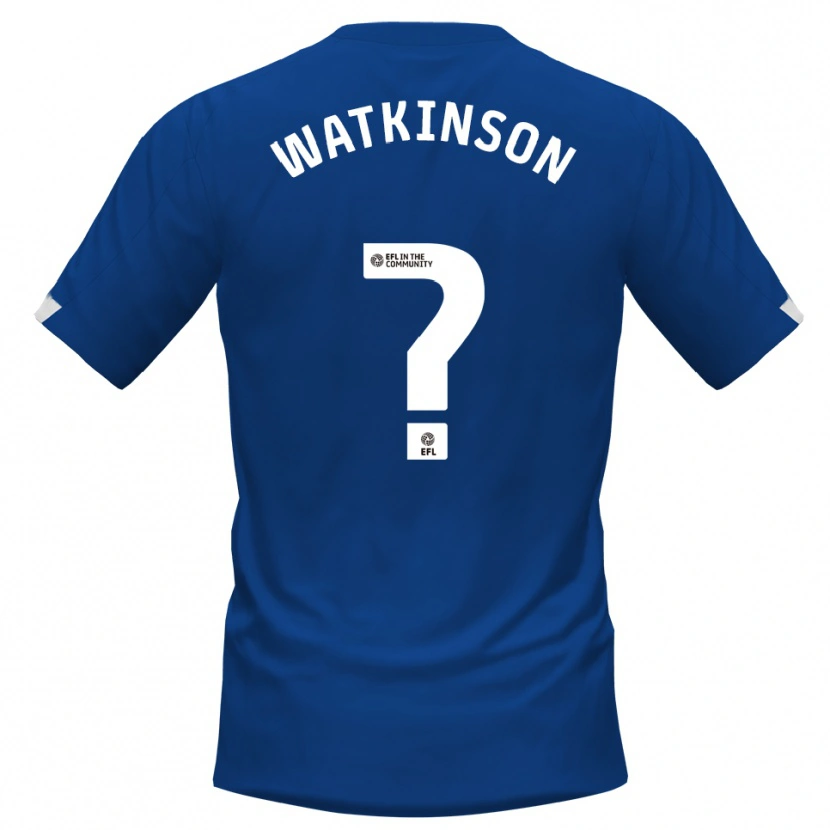 Danxen Kinderen Maddie Watkinson #0 Blauw Wit Thuisshirt Thuistenue 2025/26 T-Shirt