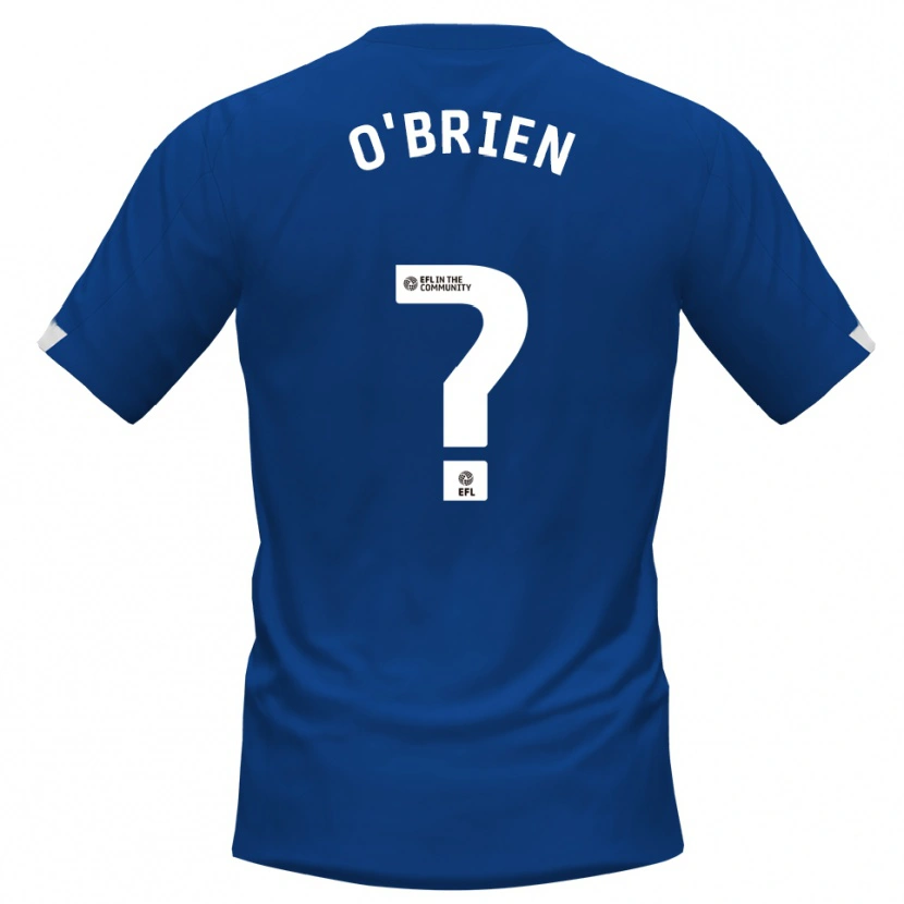 Danxen Kinderen Steph O'brien #0 Blauw Wit Thuisshirt Thuistenue 2025/26 T-Shirt