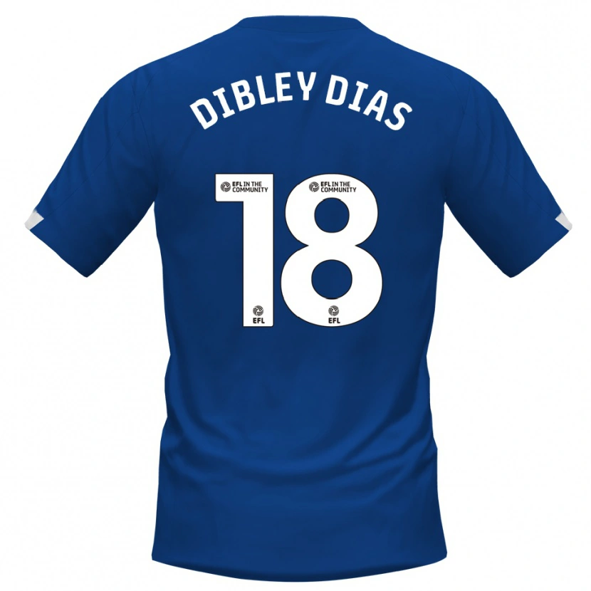 Danxen Kinderen Matt Dibley-Dias #18 Blauw Wit Thuisshirt Thuistenue 2025/26 T-Shirt