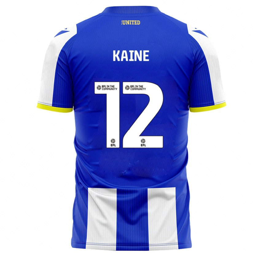 Danxen Kinderen Louise Kaine #12 Blauw Wit Thuisshirt Thuistenue 2025/26 T-Shirt