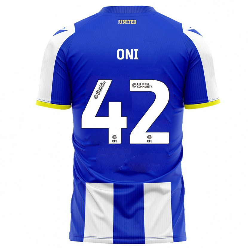Danxen Kinderen Milton Oni #42 Blauw Wit Thuisshirt Thuistenue 2025/26 T-Shirt