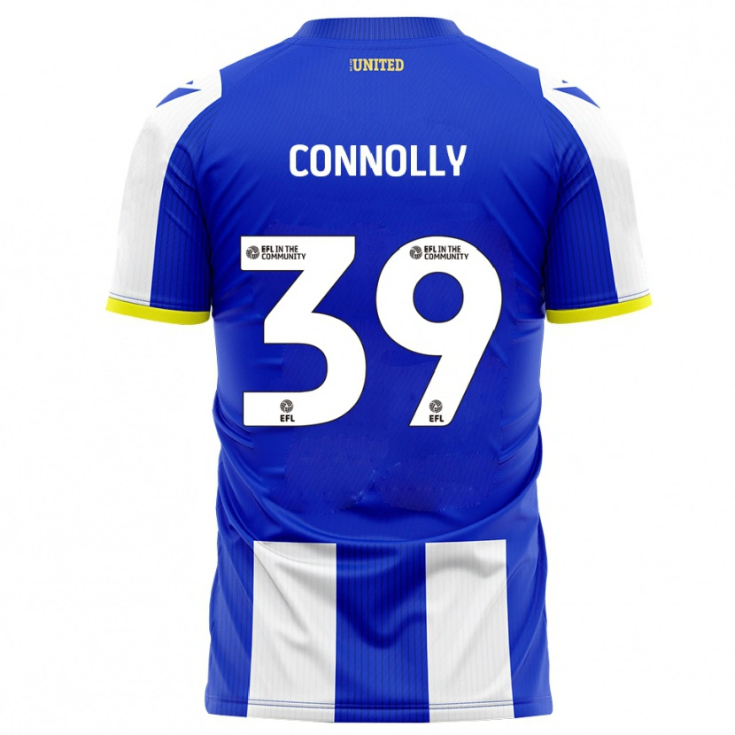 Danxen Kinderen Kien Connolly #39 Blauw Wit Thuisshirt Thuistenue 2025/26 T-Shirt