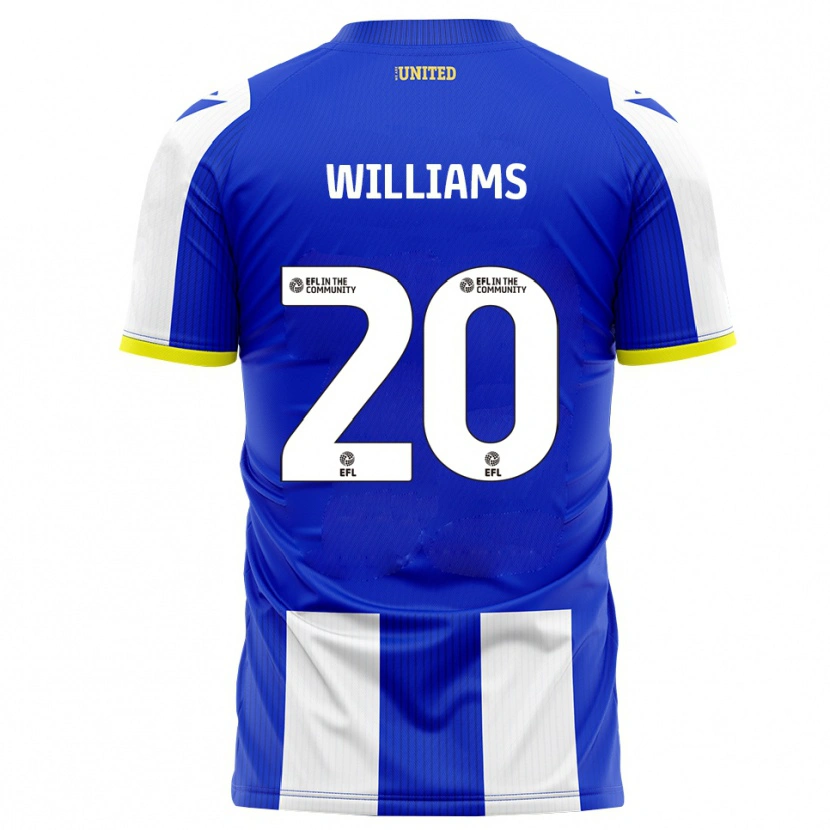 Danxen Kinderen Billie-Jo Williams #20 Blauw Wit Thuisshirt Thuistenue 2025/26 T-Shirt