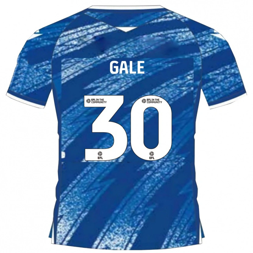 Danxen Kinderen Sam Gale #30 Blauw Wit Thuisshirt Thuistenue 2025/26 T-Shirt