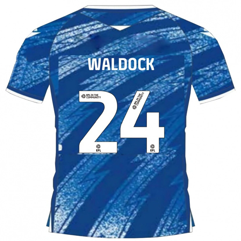 Danxen Kinderen Harry Waldock #24 Blauw Wit Thuisshirt Thuistenue 2025/26 T-Shirt