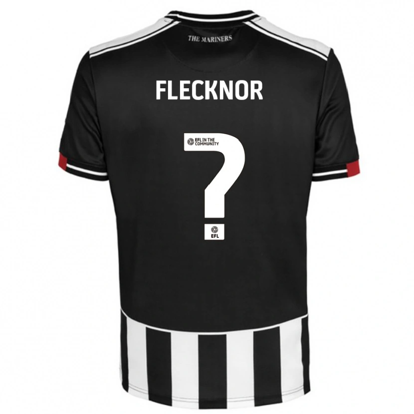 Danxen Kinderen Laura Flecknor #0 Zwart Wit Rood Thuisshirt Thuistenue 2025/26 T-Shirt