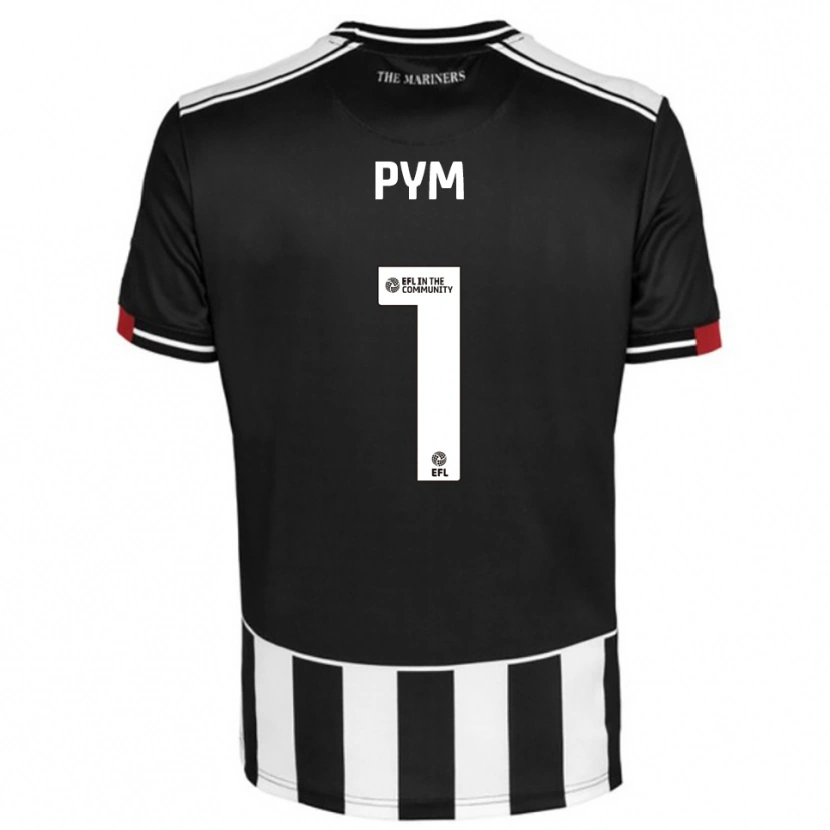 Danxen Kinderen Christy Pym #1 Zwart Wit Rood Thuisshirt Thuistenue 2025/26 T-Shirt