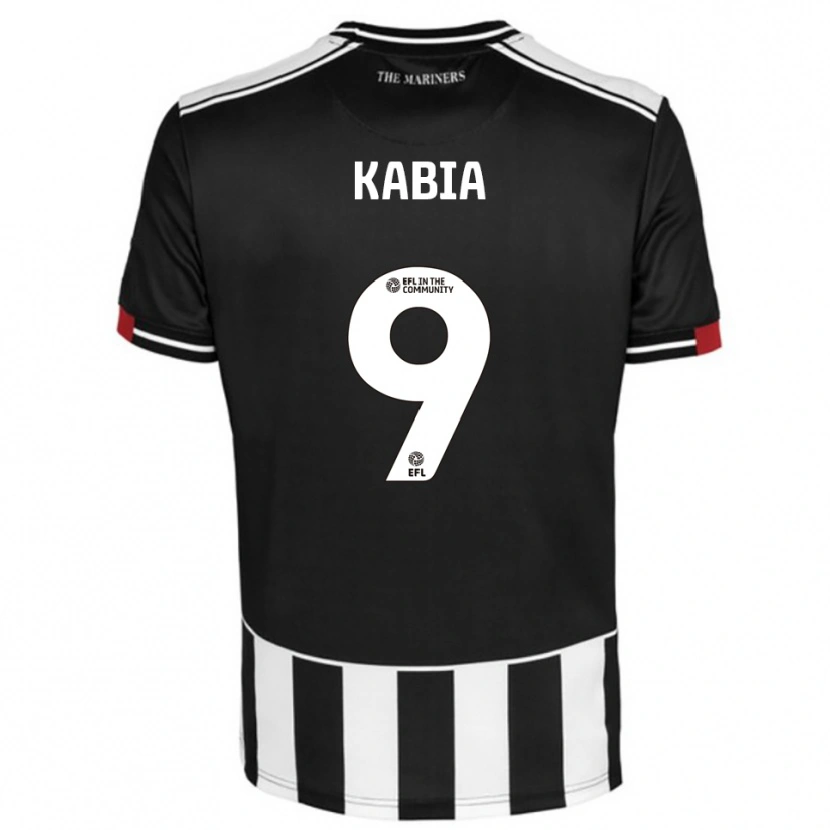 Danxen Kinderen Jaze Kabia #9 Zwart Wit Rood Thuisshirt Thuistenue 2025/26 T-Shirt
