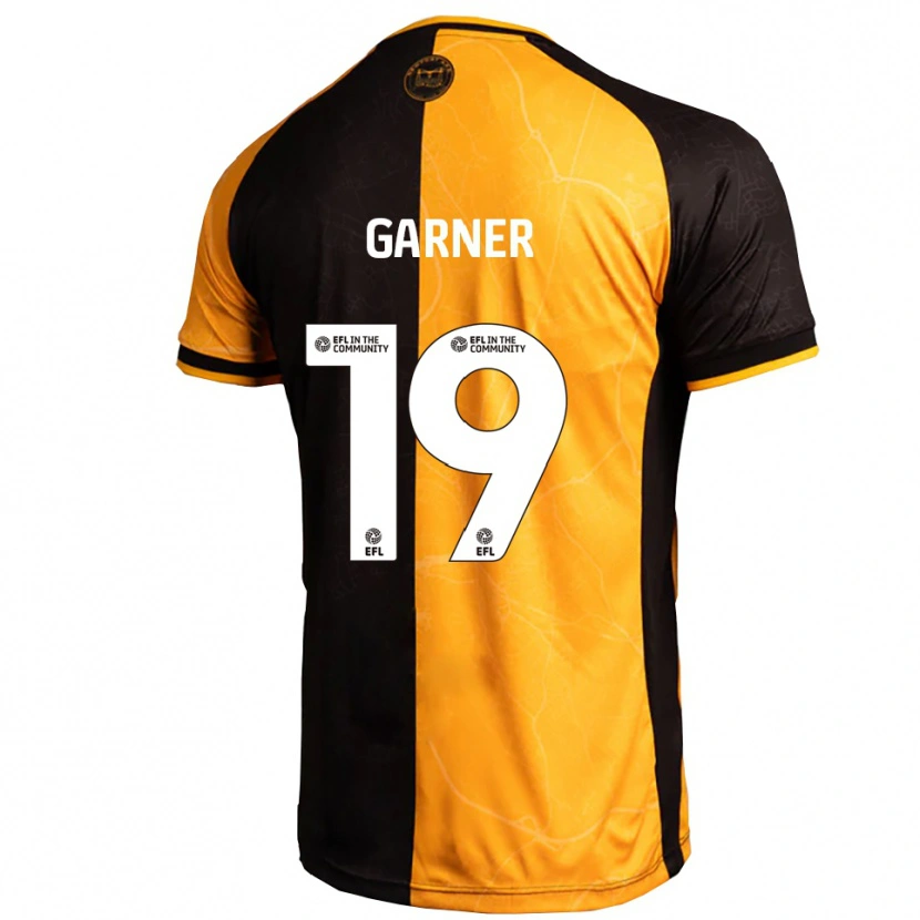 Danxen Kinderen Gerard Garner #19 Geel Zwart Thuisshirt Thuistenue 2025/26 T-Shirt