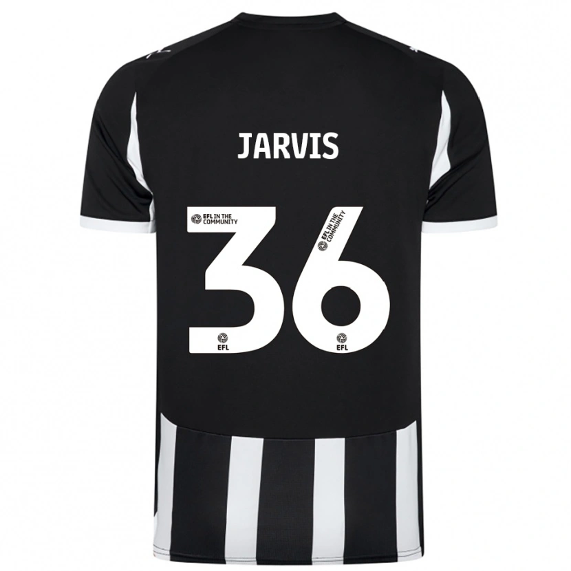 Danxen Kinderen Will Jarvis #36 Zwart Wit Thuisshirt Thuistenue 2025/26 T-Shirt