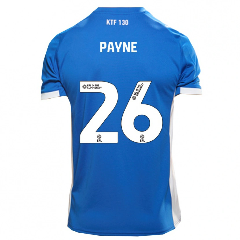 Danxen Kinderen Kai Payne #26 Blauw Wit Thuisshirt Thuistenue 2025/26 T-Shirt