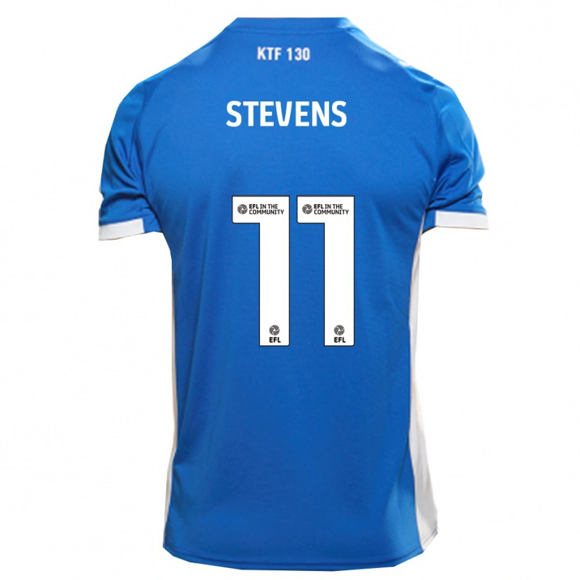 Danxen Kinderen Jack Stevens #11 Blauw Wit Thuisshirt Thuistenue 2025/26 T-Shirt