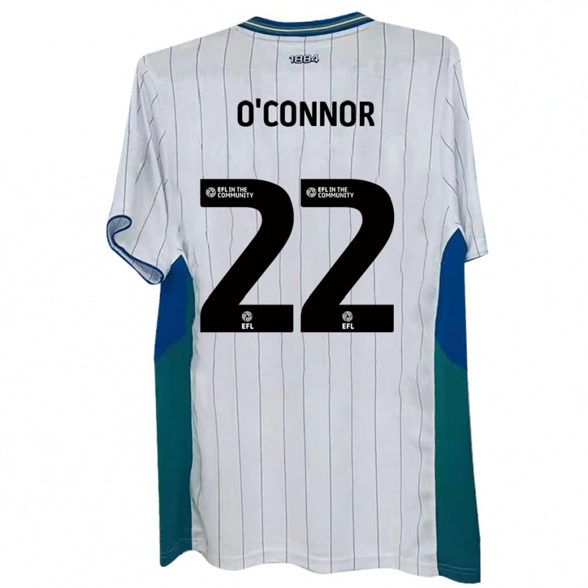 Danxen Kinderen Lee O'connor #22 Wit Groen Blauw Thuisshirt Thuistenue 2025/26 T-Shirt