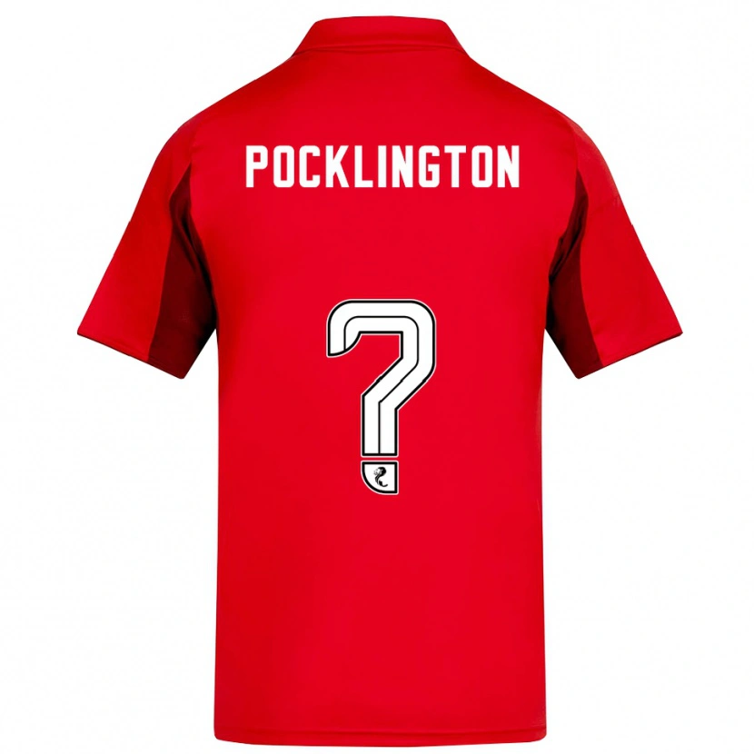Danxen Kinderen Max Pocklington #0 Rood Bordeauxrood Thuisshirt Thuistenue 2025/26 T-Shirt