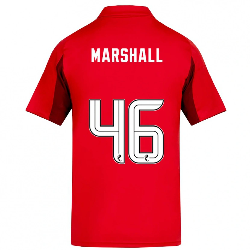 Danxen Kinderen Findlay Marshall #46 Rood Bordeauxrood Thuisshirt Thuistenue 2025/26 T-Shirt
