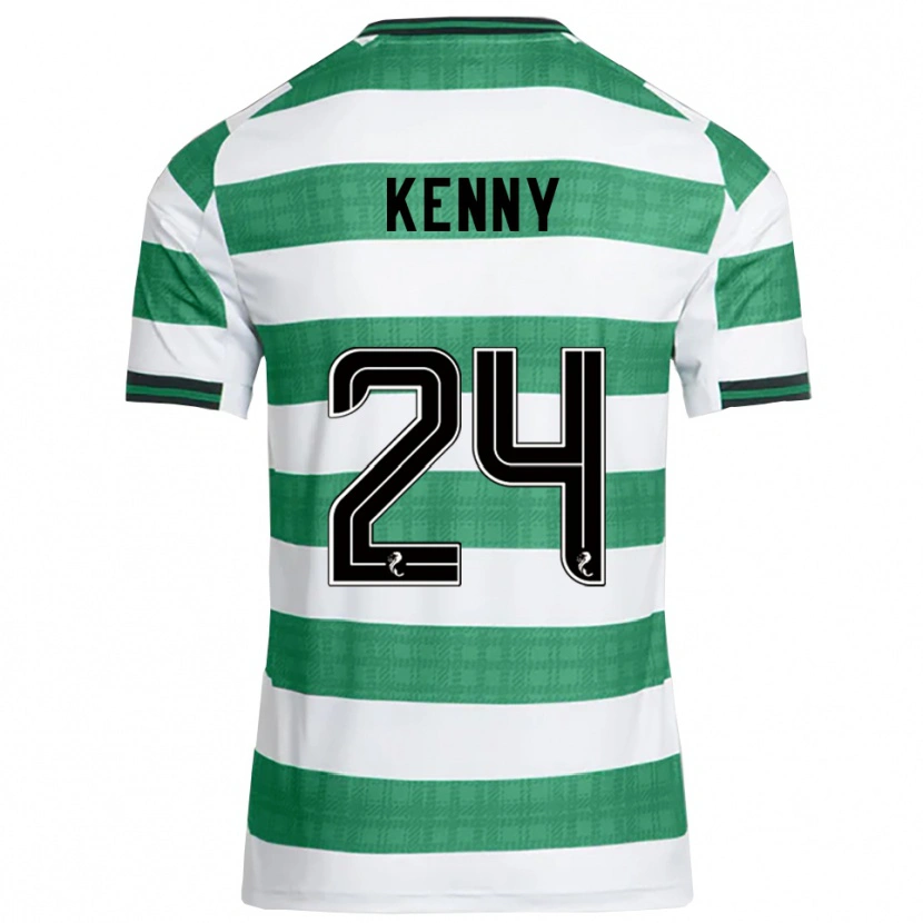 Danxen Kinderen Johnny Kenny #24 Groen Wit Thuisshirt Thuistenue 2025/26 T-Shirt
