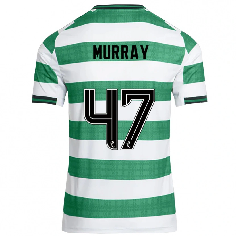 Danxen Kinderen Dane Murray #47 Groen Wit Thuisshirt Thuistenue 2025/26 T-Shirt