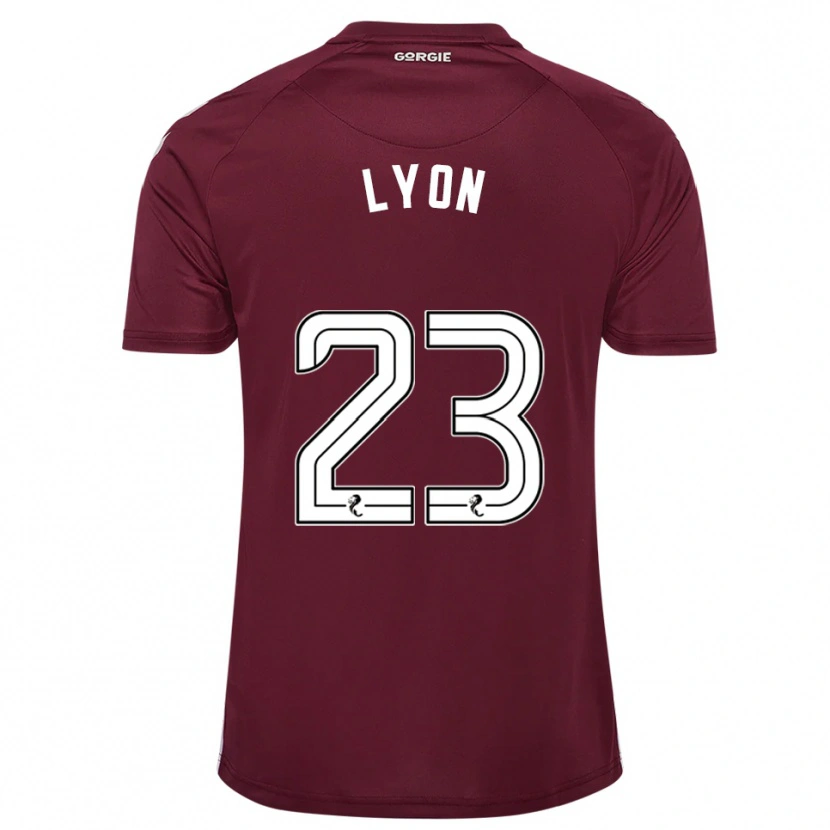 Danxen Kinderen Jack Lyon #23 Bordeauxrood Wit Thuisshirt Thuistenue 2025/26 T-Shirt