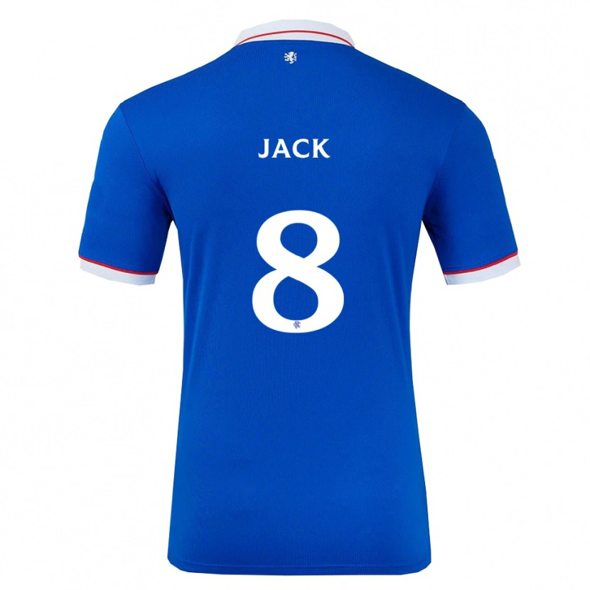 Danxen Kinderen Ryan Jack #8 Blauw Wit Thuisshirt Thuistenue 2025/26 T-Shirt