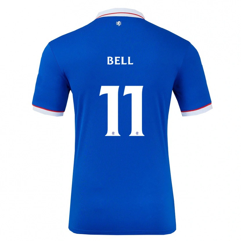 Danxen Kinderen Megan Bell #11 Blauw Wit Thuisshirt Thuistenue 2025/26 T-Shirt