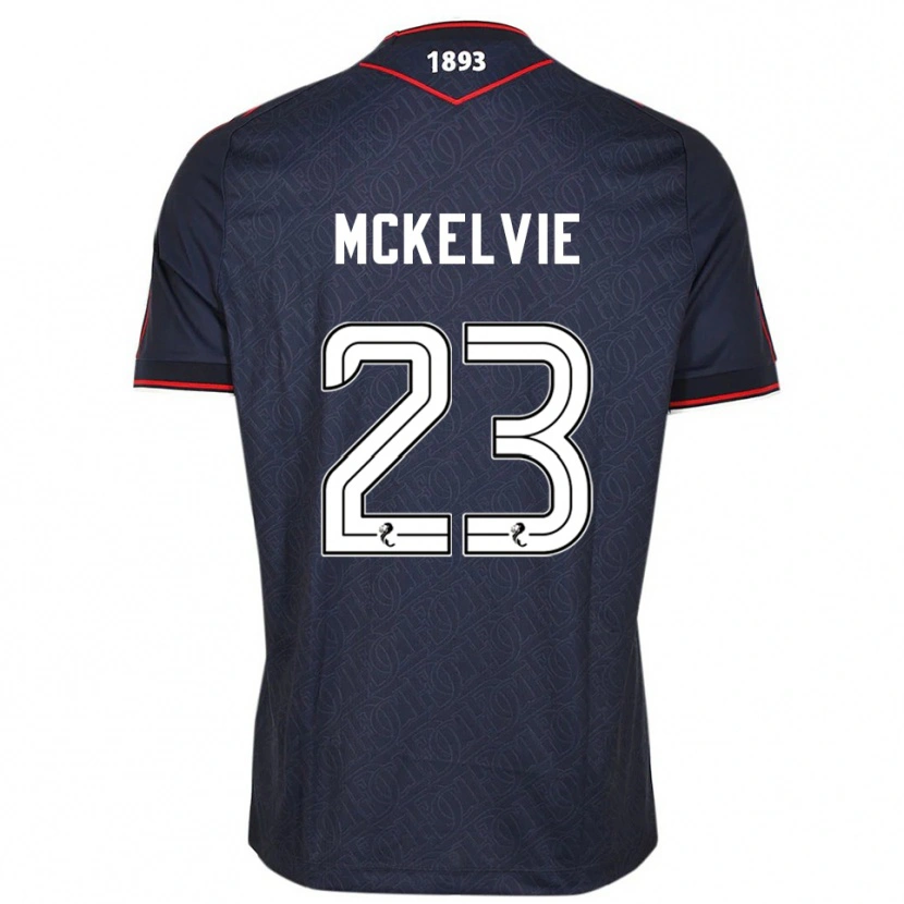 Danxen Kinderen Lewis Mckelvie #23 Marine Wit Thuisshirt Thuistenue 2025/26 T-Shirt
