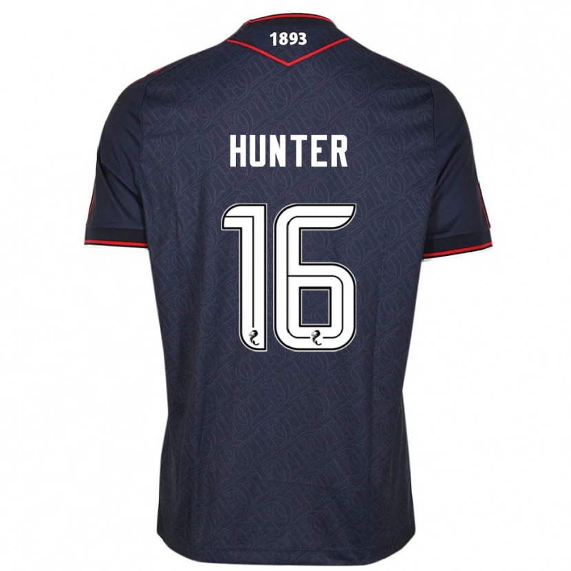 Danxen Kinderen Michael Hunter #16 Marine Wit Thuisshirt Thuistenue 2025/26 T-Shirt